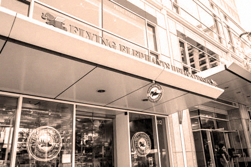 Elephants Delicatessen Flying Elephants Fox Tower