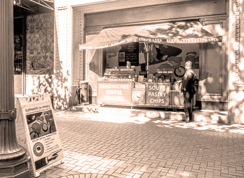 Elephants Delicatessen Elephants on Wheels