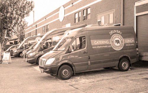 Elephants Delicatessen catering van
