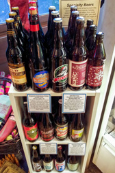 Selection of wine in bottles