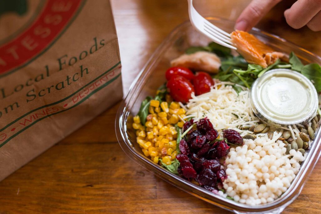 Elephants Delicatessen sack lunch salad