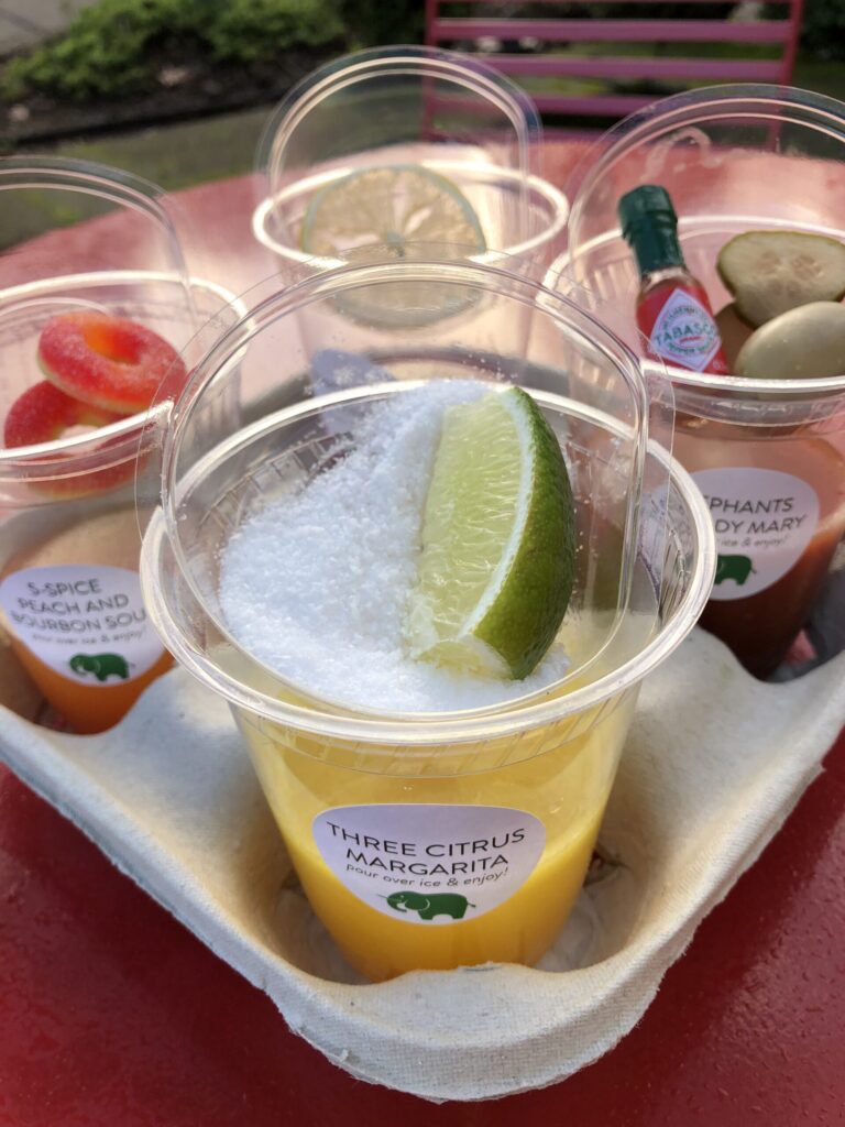 Elephants Deli cocktails to go
