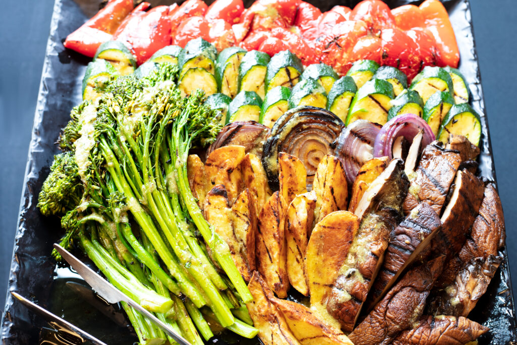 Seasonal vegetable tray