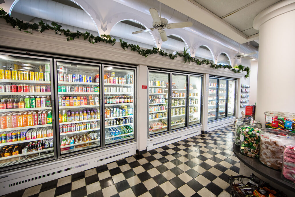 interior photo of flying elephants at fox tower