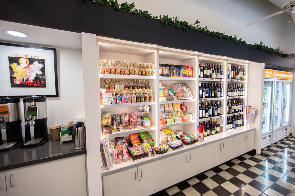 interior photo of flying elephants at fox tower