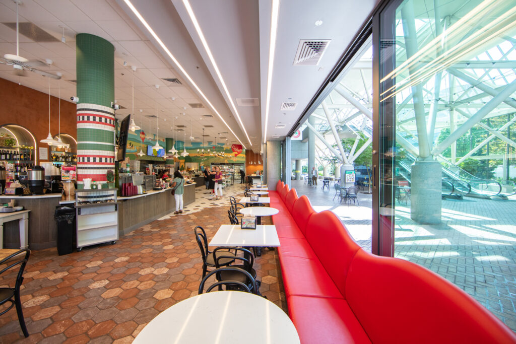 Interior shot of Elephants at World Trade Center